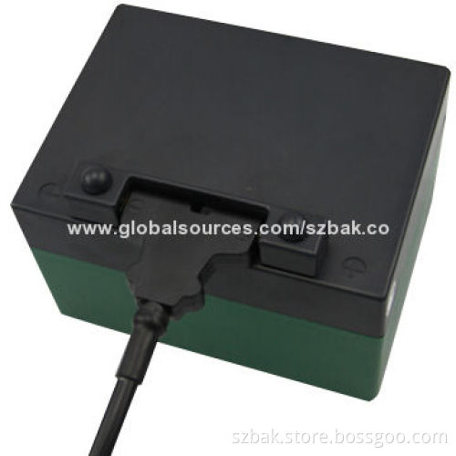 Golf trolley battery, 12V/16Ah with T-bar connector